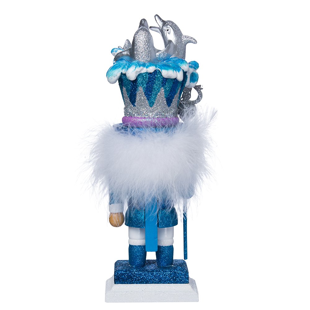 Kurt Adler HA0210 Hollywood Dolphin Nutcracker, 12-Inch