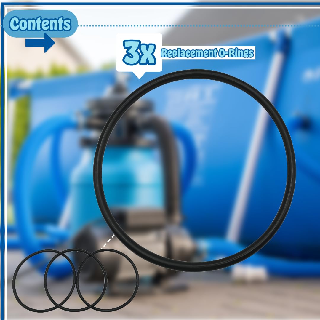 Poolzilla Replacement Pump Lid O-Ring, Compatible with: Pentair 350013, Intelliflo VF, VS 3050, VS+SVRS; Pinnacle, Whisperflo, and Challenger Pool/Spa Pumps