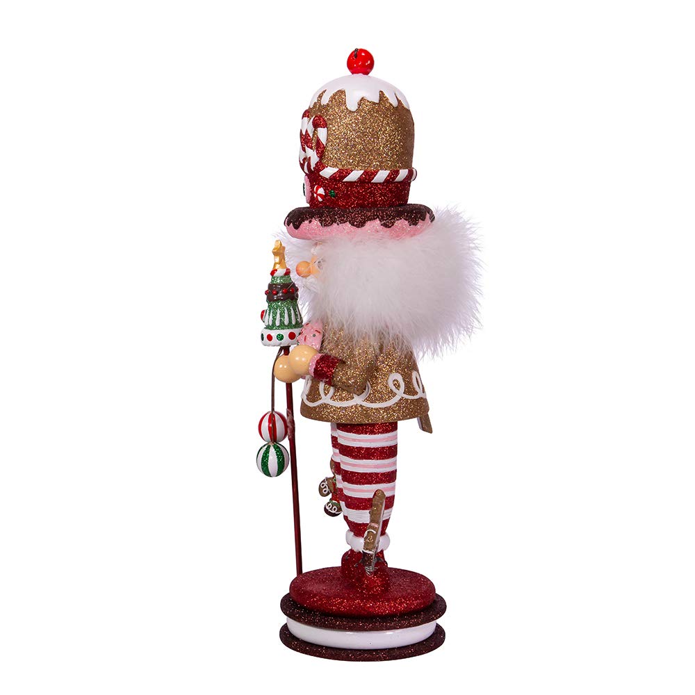 Kurt S. Adler 16.5-Inch Hollywood Gingerbread King Nutcracker, Multicolor