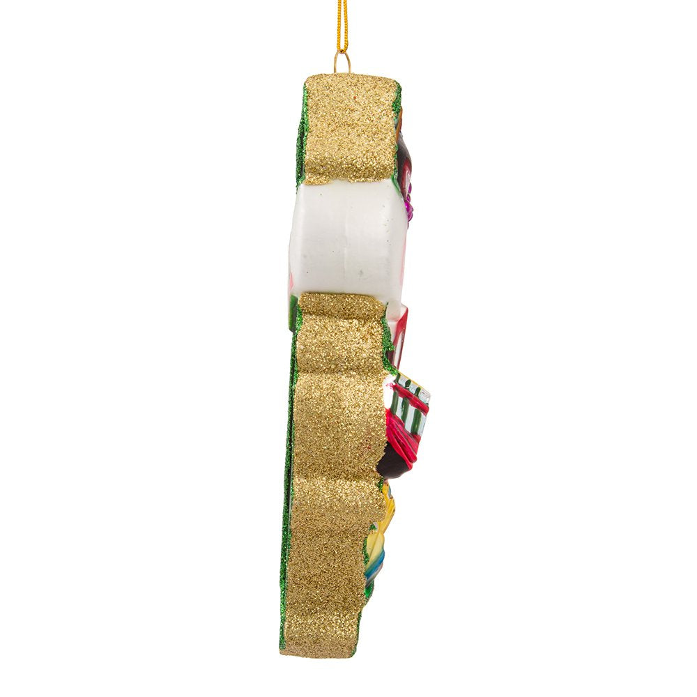 Kurt Adler Glass California Ornament, 5-Inch for Christmas