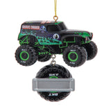 Kurt Adler 3.5 Inch Monster Jam Grave Digger Ornament for Personalization