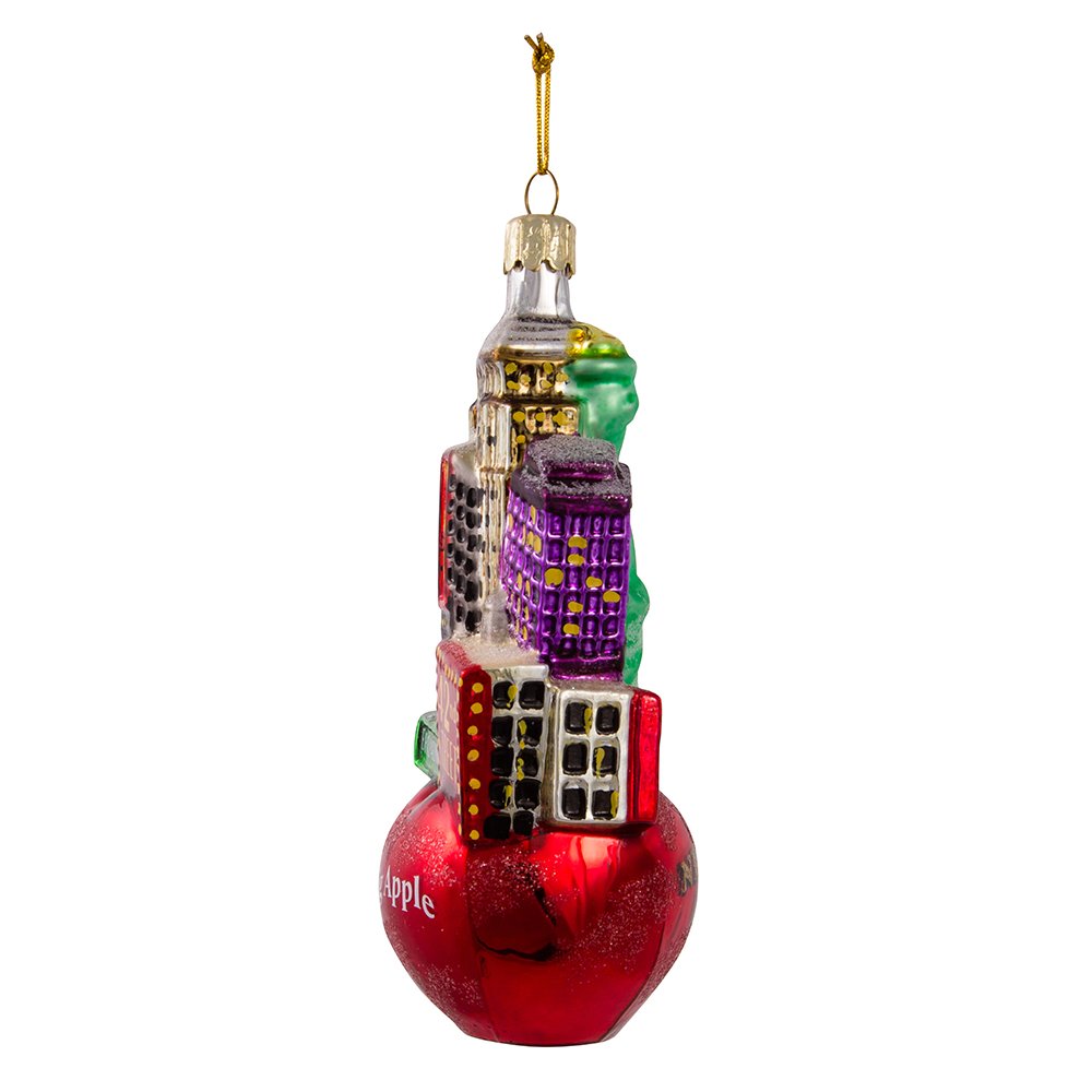 Kurt Adler New York City Glass Cityscape Ornament, 5-Inch