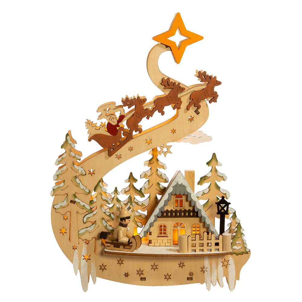 Kurt S. Adler JEL0961 Santa, Multi-Colored