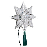 Kurt S. Adler Kurt Adler 10-Light 8-Point Star Christmas, 8-Inch, Clear Treetop