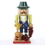 Kurt S. Adler Kurt Adler Wooden Winemaker, 10.25-Inch Nutcracker