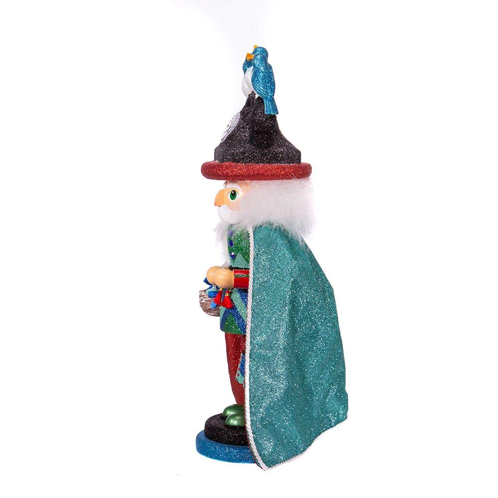 Kurt S. Adler 17.5-Inch Hollywood 12 Days of Christmas Four Calling Birds Nutcracker, Multi