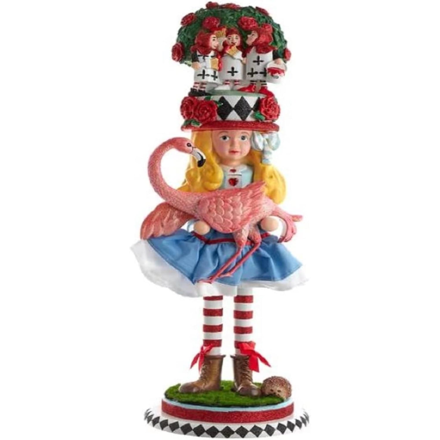 Kurt Adler 19-Inch Hollywood Alice with Flamingo Nutcracker
