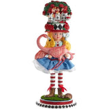 Kurt Adler 19-Inch Hollywood Alice with Flamingo Nutcracker