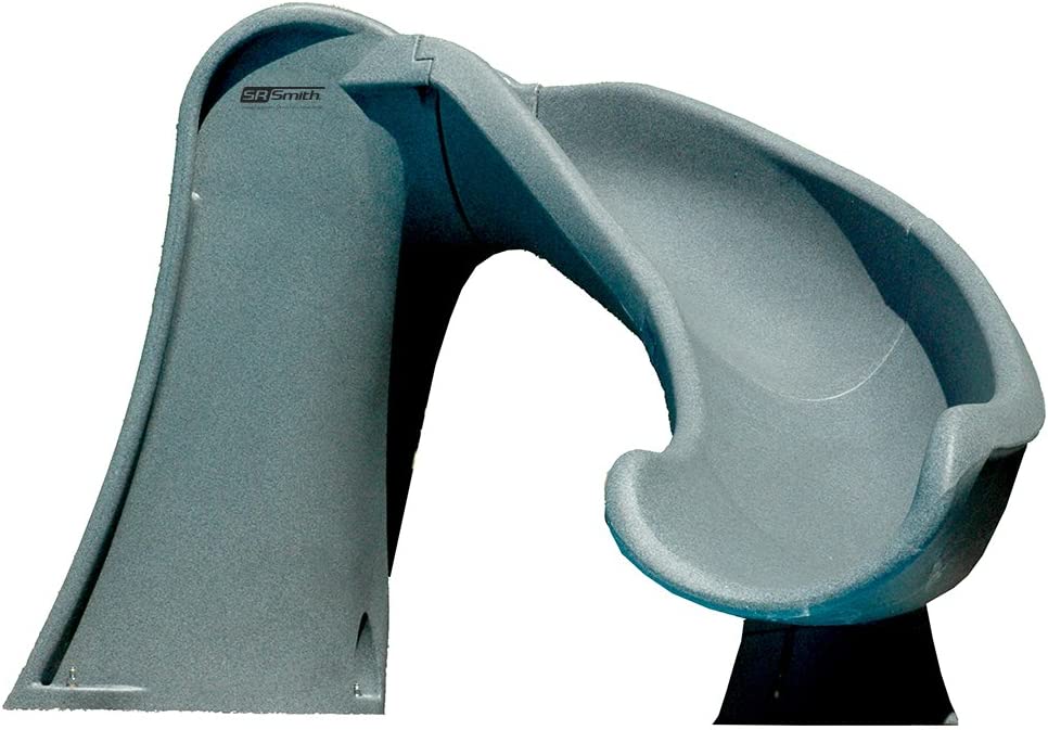 S.R. Smith 698-209-58124 Cyclone Right Curve Pool Slide, Gray Granite