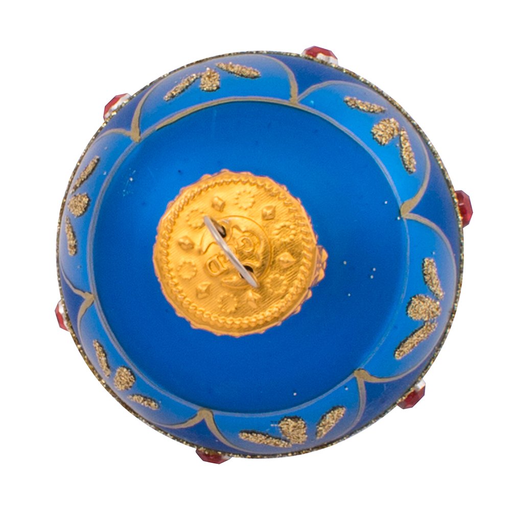Kurt S. Adler YAMGG0517 Egg Ornament, 45mm, Glass For Christmas