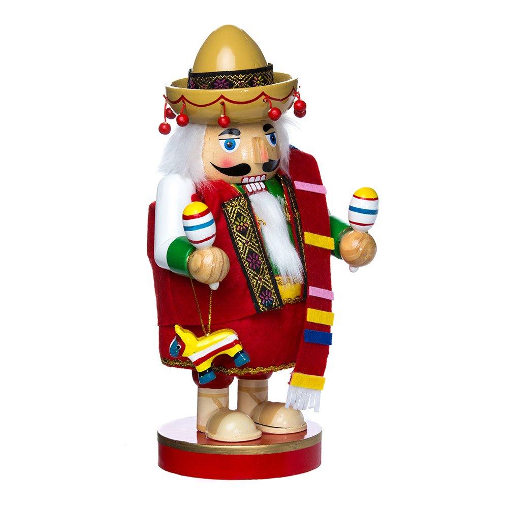 Kurt S. Adler Kurt Adler 10.25-Inch Mexican Tablepiece-Chubby Collection Nutcracker