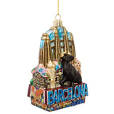 Kurt S. Adler Kurt Adler Barcelona Glass Ornament for Christmas