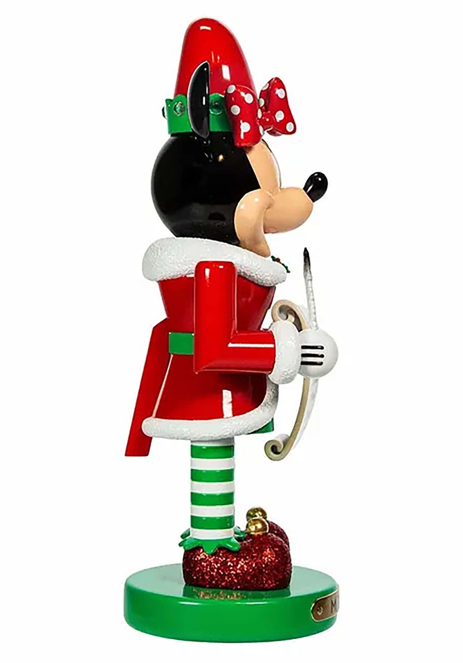 Disney 10-Inch Minnie The Elf Nutcracker | Minnie Mouse Christmas Nutcracker Decoration Standard