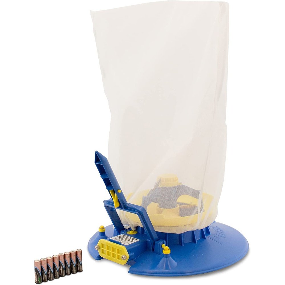 POOL BLASTER Water Tech Leaf Vac - Cordless Battery-Powered Swimming Pool Leaf Skimmer & Leaf Vacuum with Heavy-Duty Mesh Bag