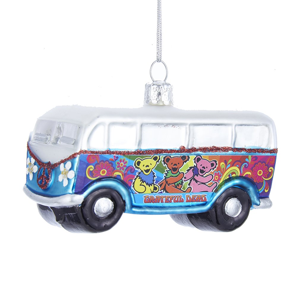 Kurt Adler Glass Grateful Dead Ornament, 4-Inch for Christmas