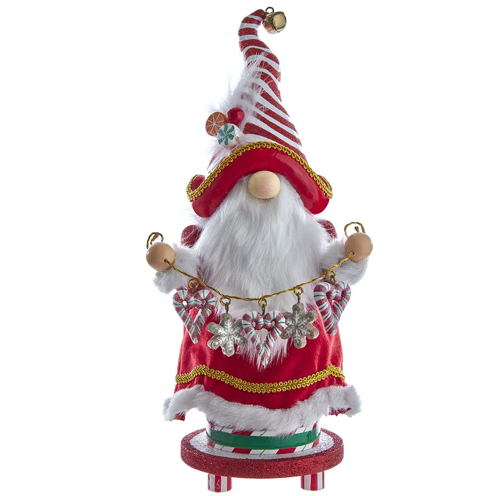 Kurt S. Adler Jolly Jingles Gnome Nutcracker, 15-Inch, Multicolored