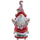 Kurt S. Adler Jolly Jingles Gnome Nutcracker, 15-Inch, Multicolored