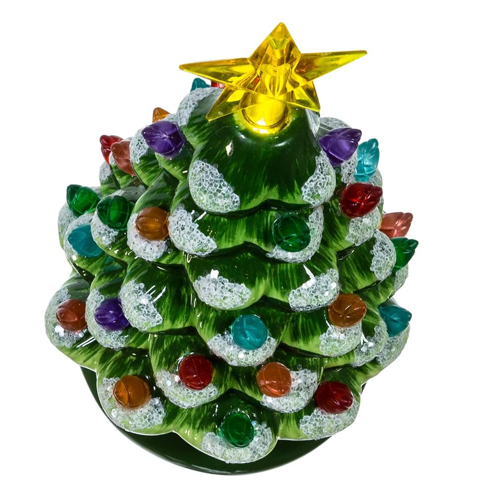 Kurt Adler C9537 Table Piece, Green, 5.5 inch