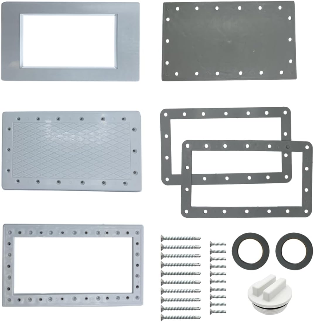 Poolzilla All Season Skimmer Kit for Above Ground Swimming Pools - Compatible with Hayward 1091WM, and Other Wide Mouth Skimmers - Pool Opening and Closing