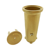 Poolzilla 6" Anchor for Pool Basketball Hoop, Volleyball Net - 1.90" (OD) Cap/Lid and Bonding Screw