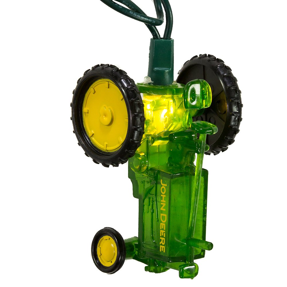 Kurt Adler UL 10 Bulb John Deere Tractor Light Set