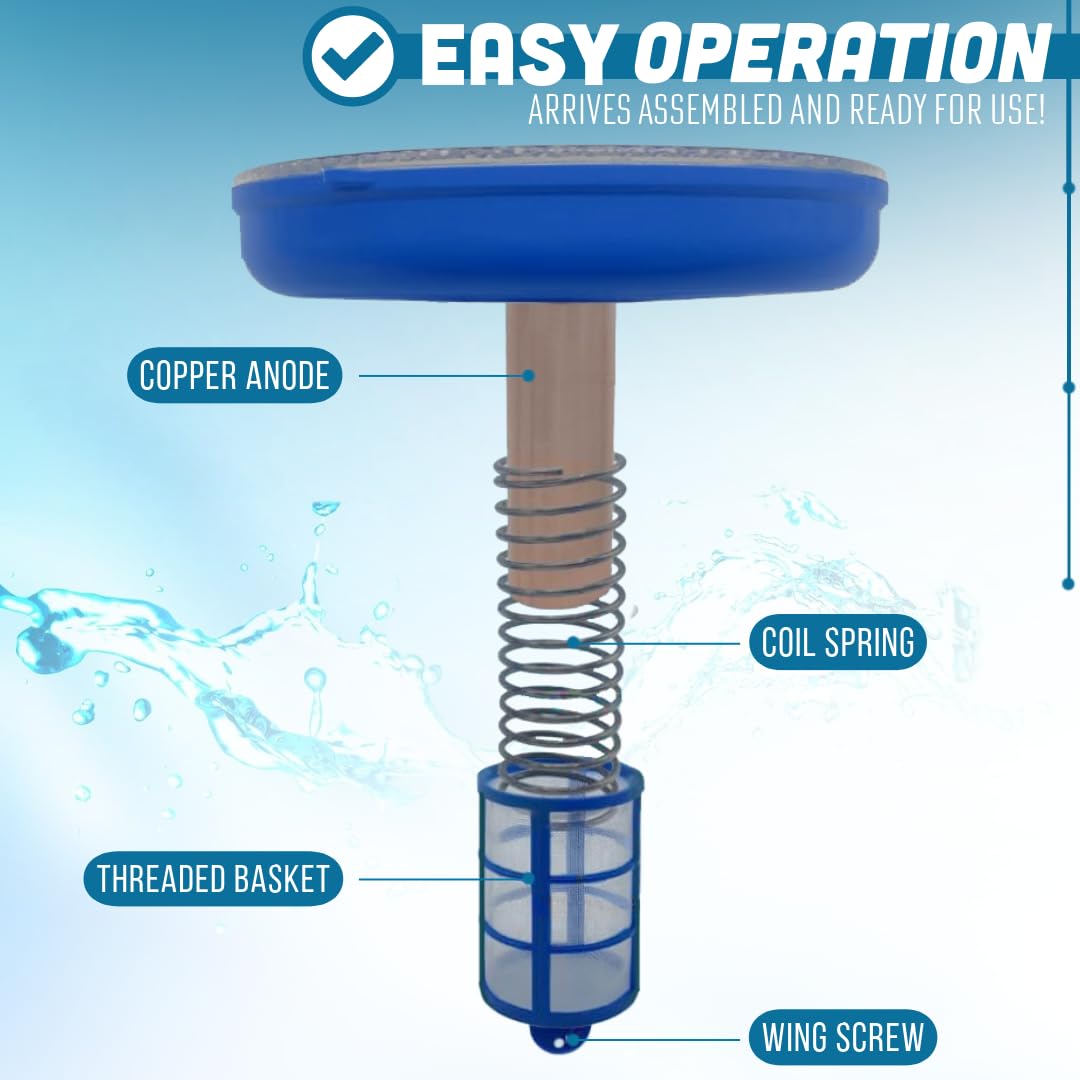 Poolzilla 90120-1 Pool Solar Ionizer System - Effective up to 32,000 Gallons