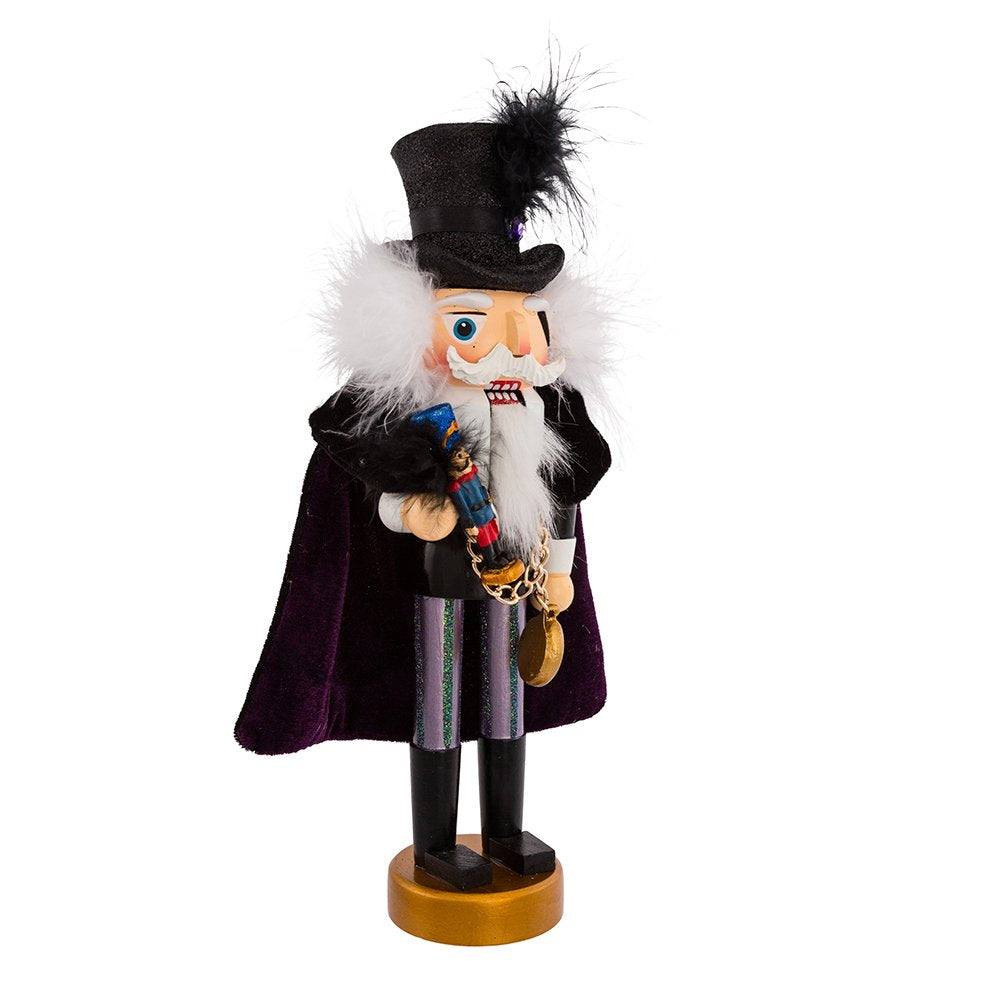 Hollywood Nutcrackers Kurt Adler Hollywood Drosselmeier Nutcracker, 12-Inch,Black
