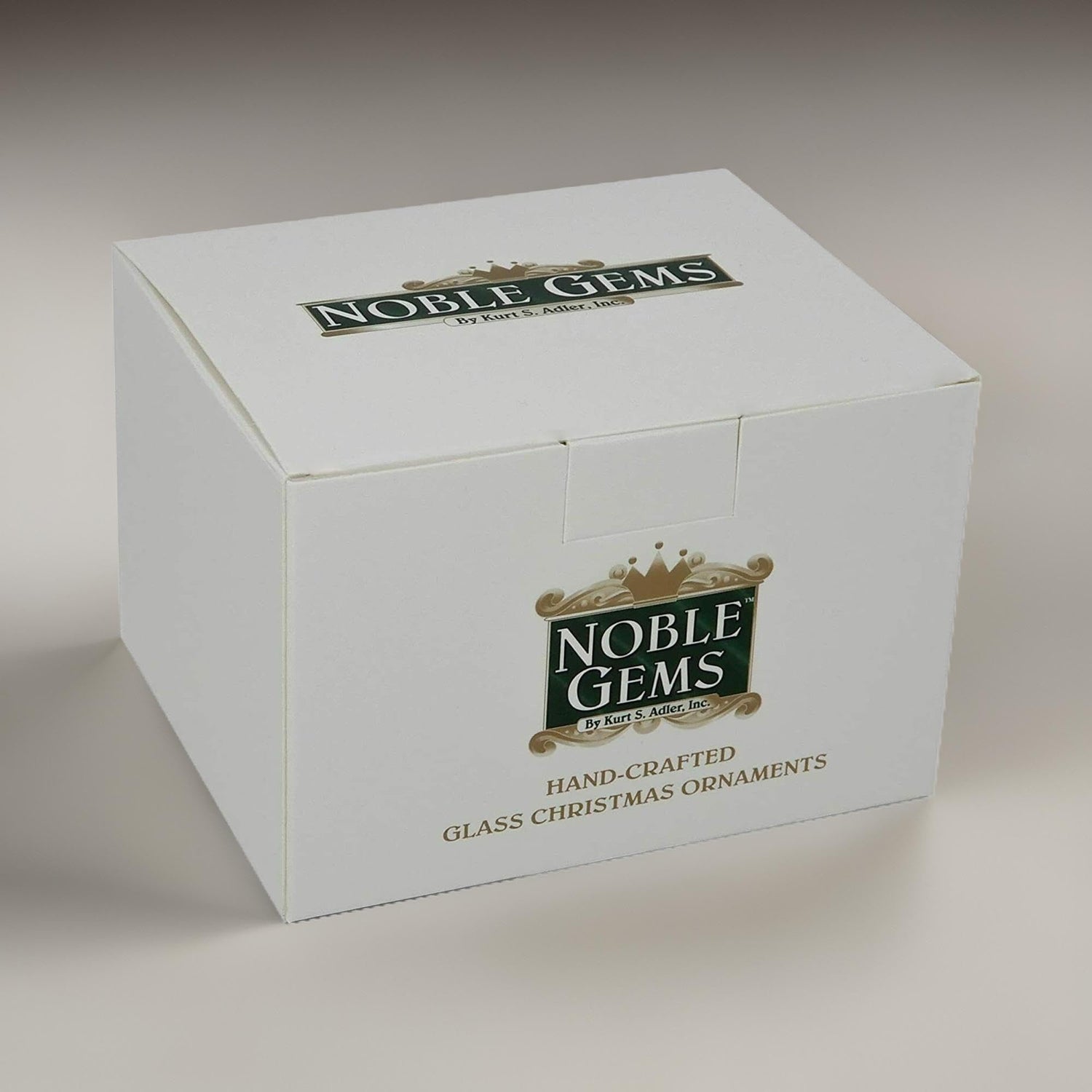 Kurt Adler Noble Gems Hot Air Balloon Christmas Ornaments 2 Assorted