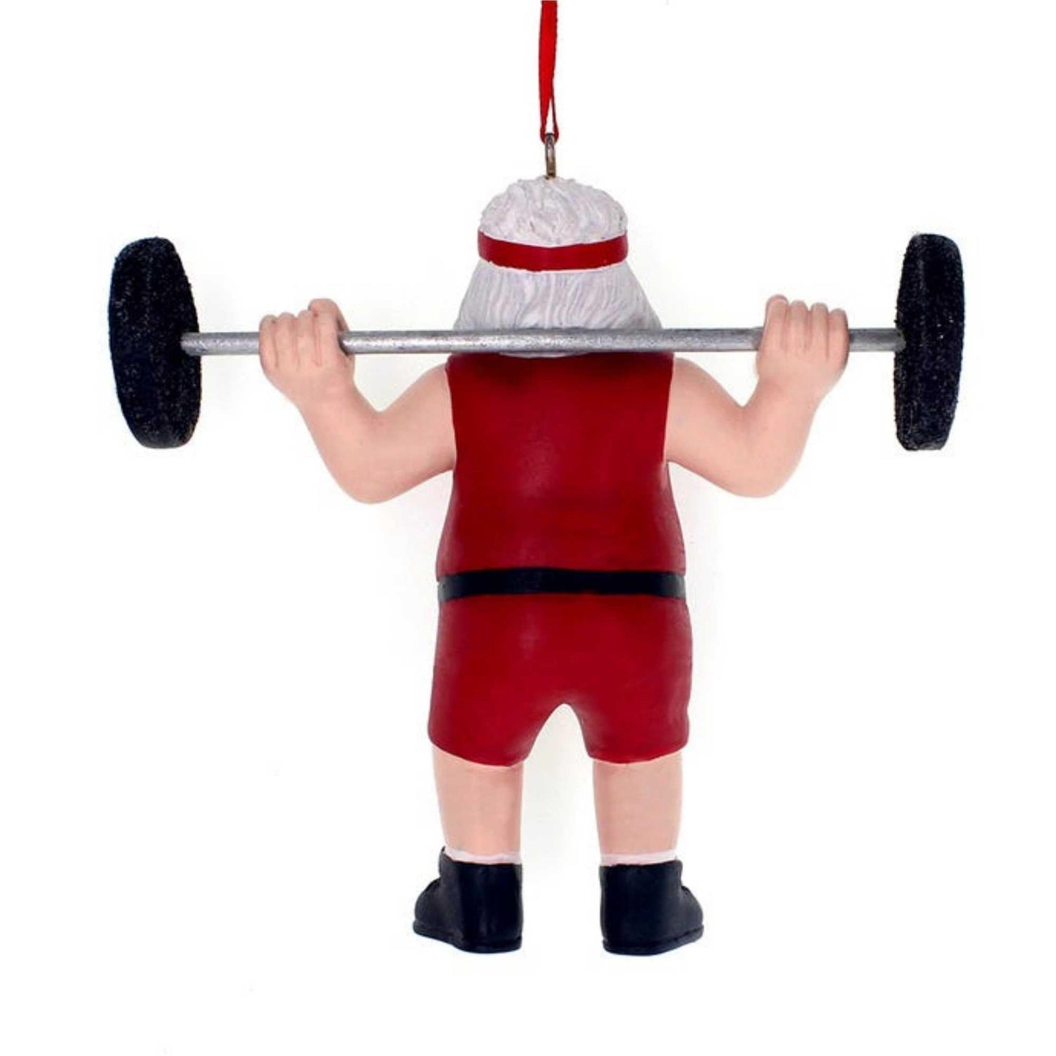 Kurt S. Adler Santa Weightlifter Ornament A1861 New, Christmas
