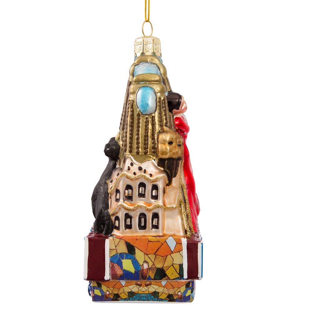 Kurt S. Adler Kurt Adler Barcelona Glass Ornament for Christmas