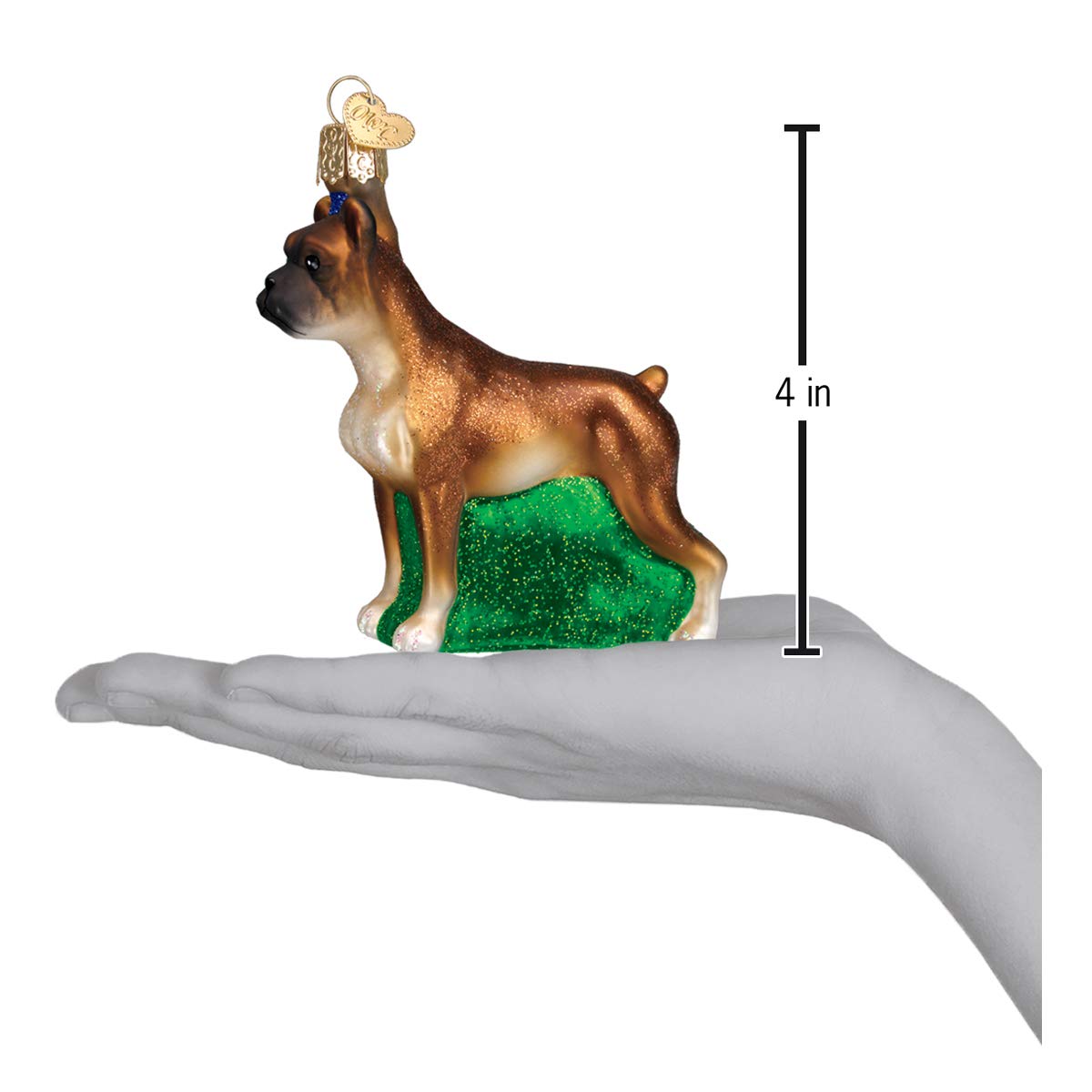 Old World Christmas Pembroke Welsh Corgi Glass Blown Ornament for Christmas Tree, Handcrafted Holiday Decoration, Dog Collection