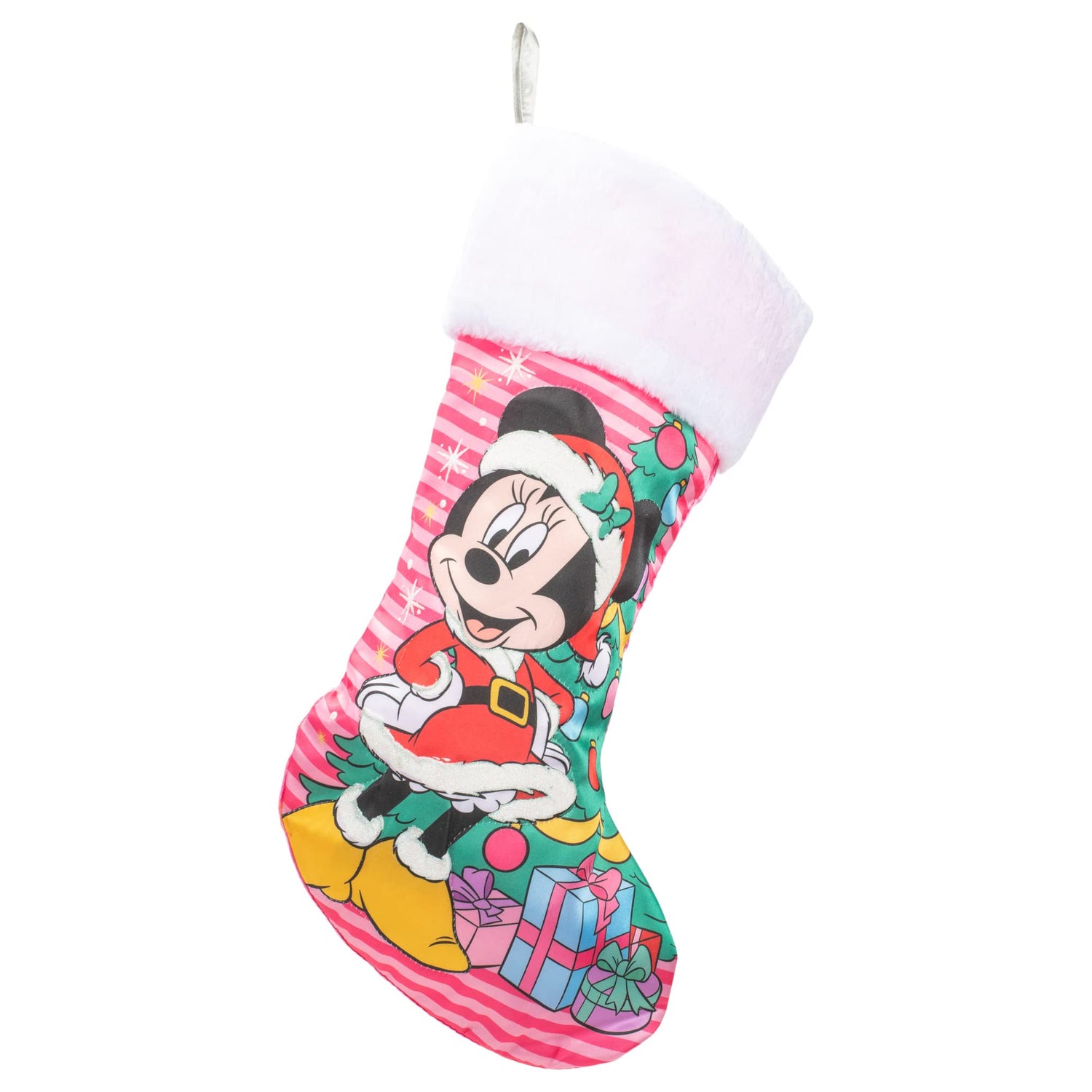 Disney© Minnie Mouse With Tree Stocking,1 pc