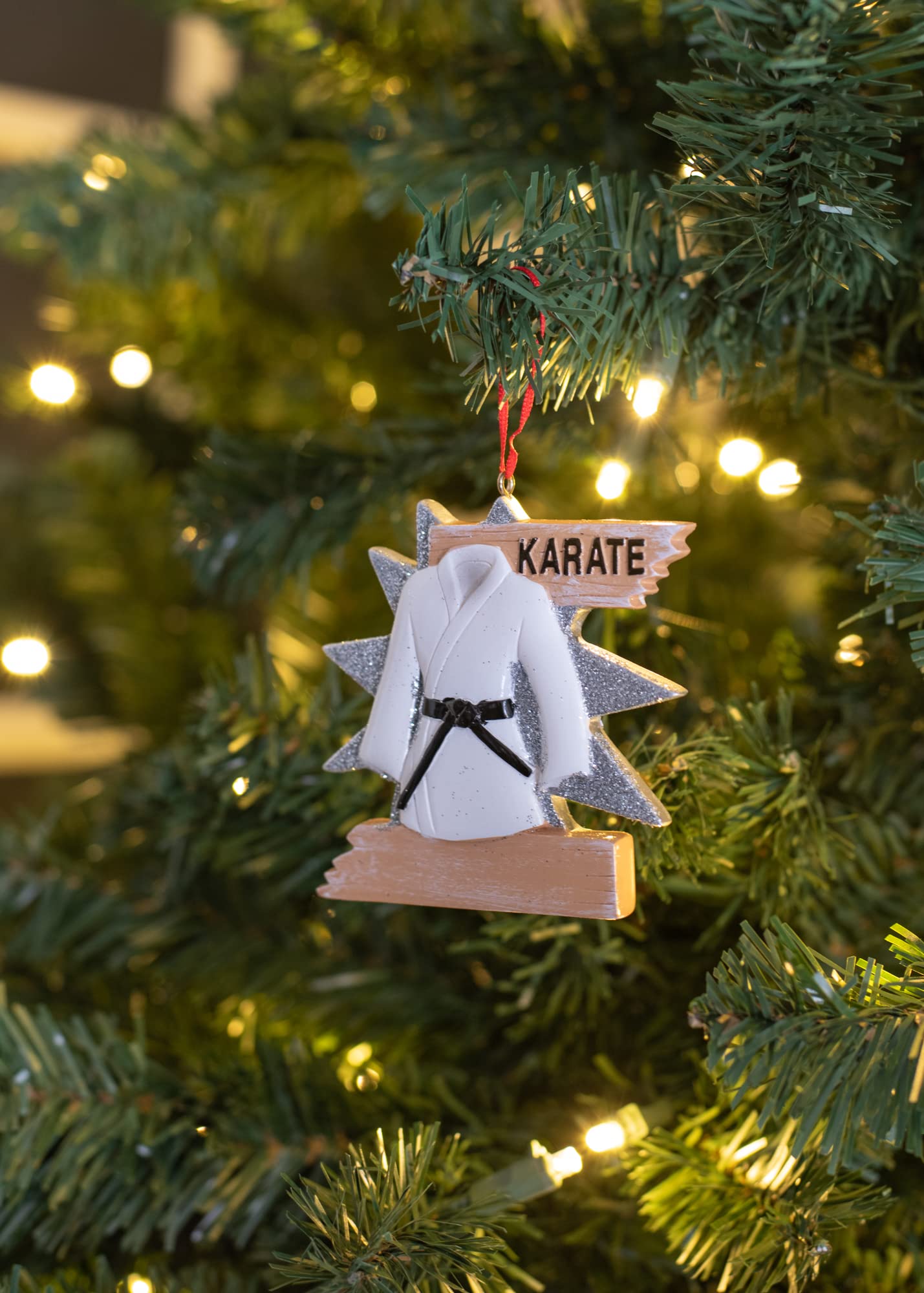 Kurt Adler 3.25 Inch Karate Uniform Christmas Ornament