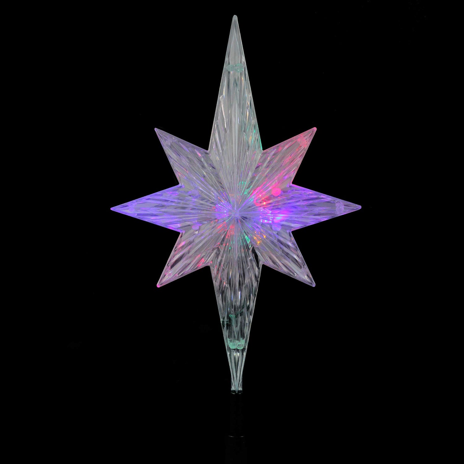 Kurt Adler 11.25-Inch UL Polar Star Treetop with LED Color-Changing Light