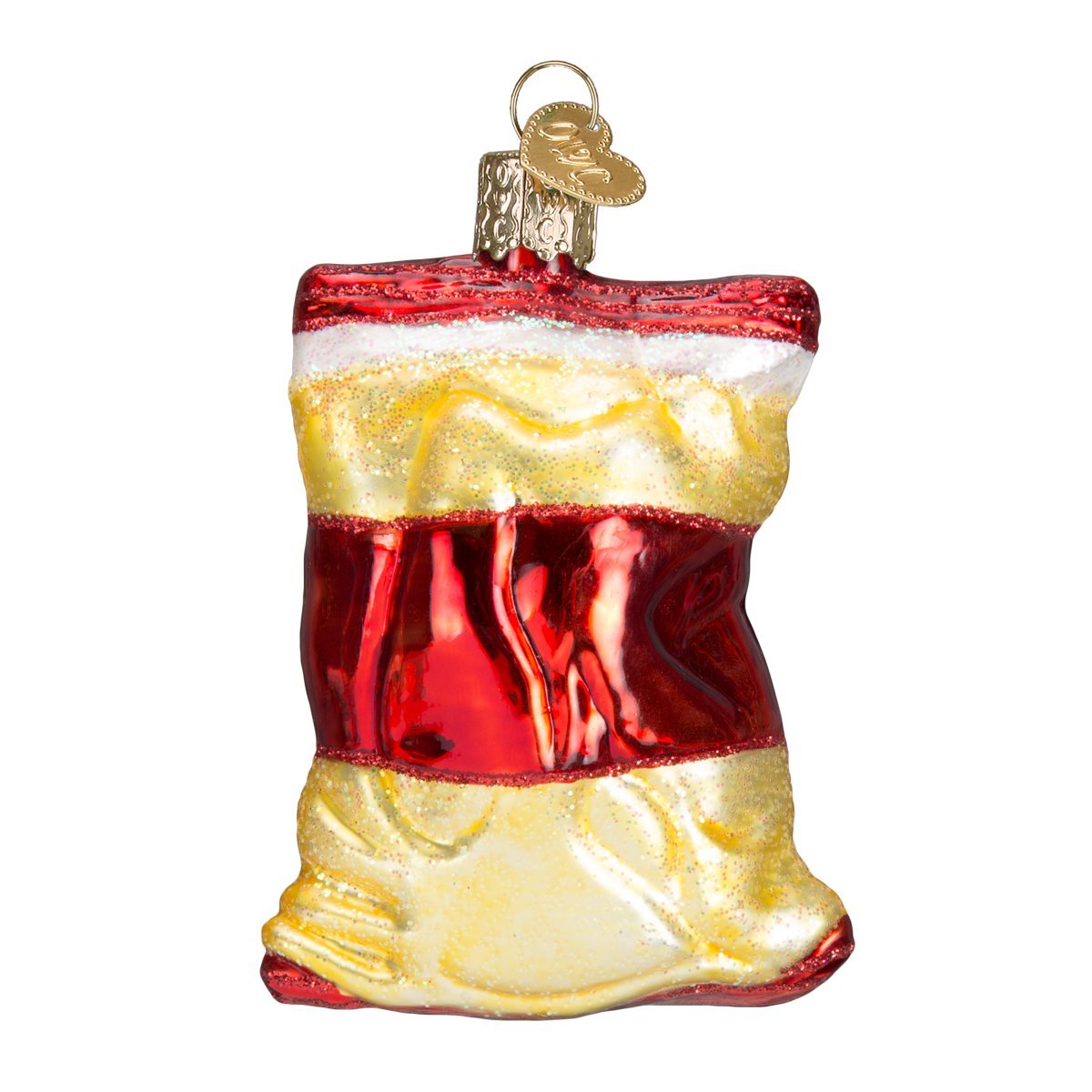 Old World Christmas Ornaments: Bag Of Chips Glass Blown Ornaments for Christmas Tree (32154)