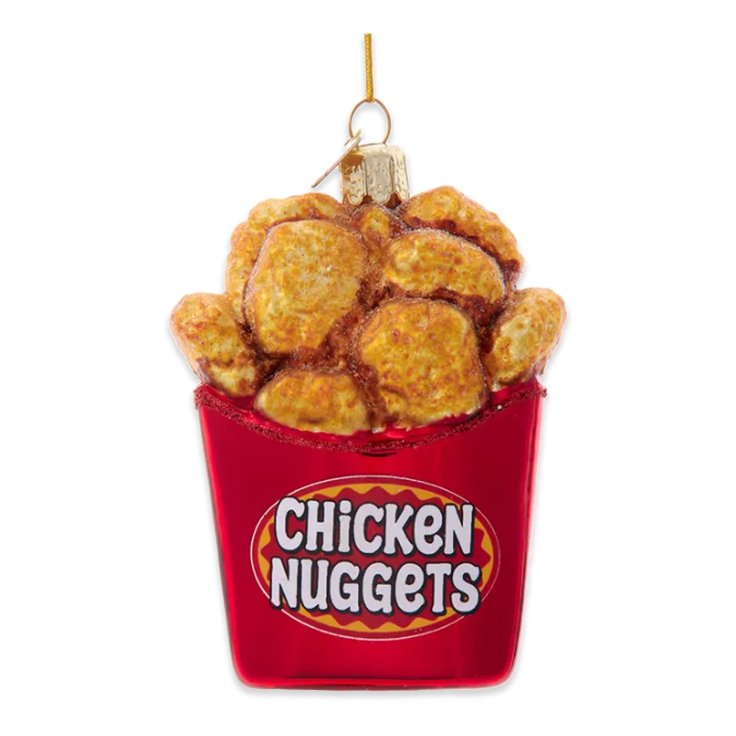 Kurt S. Adler Noble Gems? Glass Chicken Nuggets Ornament