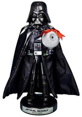 Kurt Adler Darth Vader with Death Star Nutcracker, 10-Inch,Black
