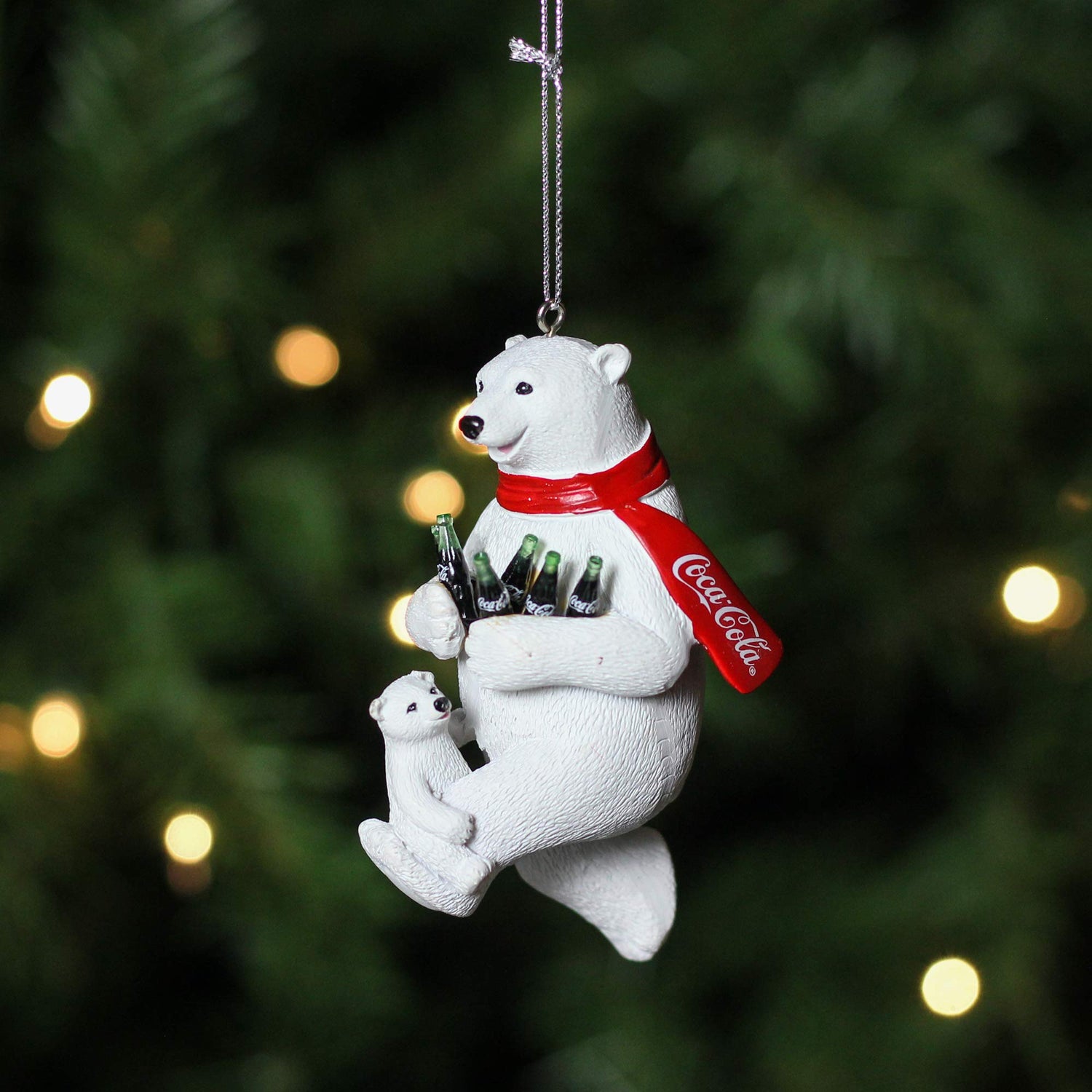 Coca-Cola® Polar Bear With Cub Ornament