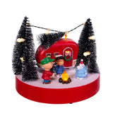 Peanuts Kurt Adler 7-Inch Battery-Operated Musical Camper Scene Table Piece (PN5201)