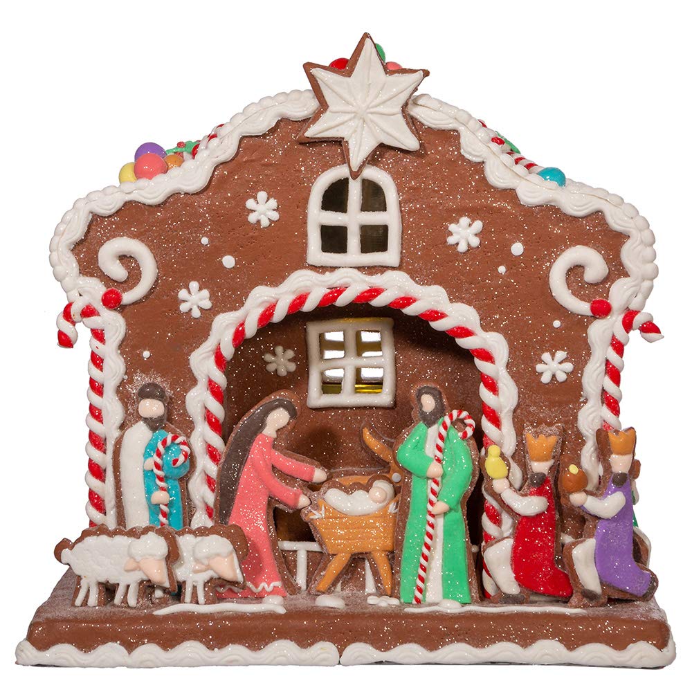 Kurt S. Adler N1036 Nativity Set, Multi-Colored 12.5in