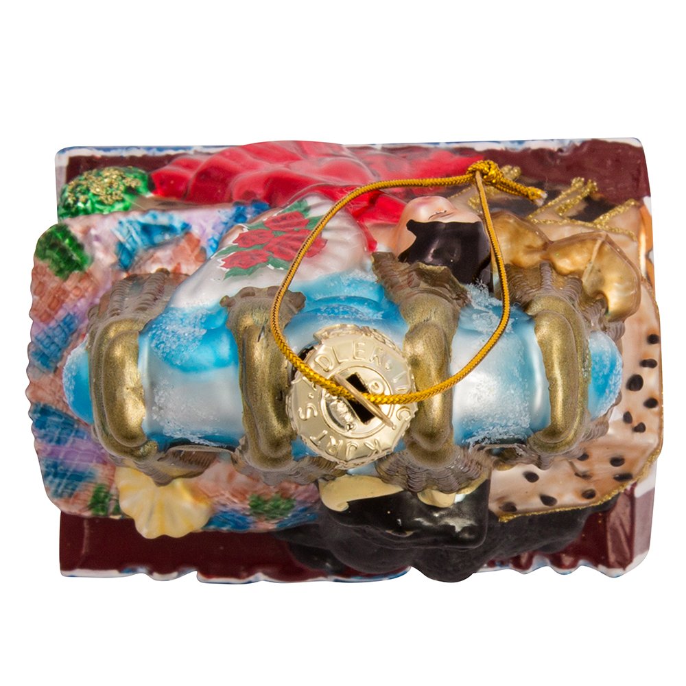 Kurt S. Adler Kurt Adler Barcelona Glass Ornament for Christmas