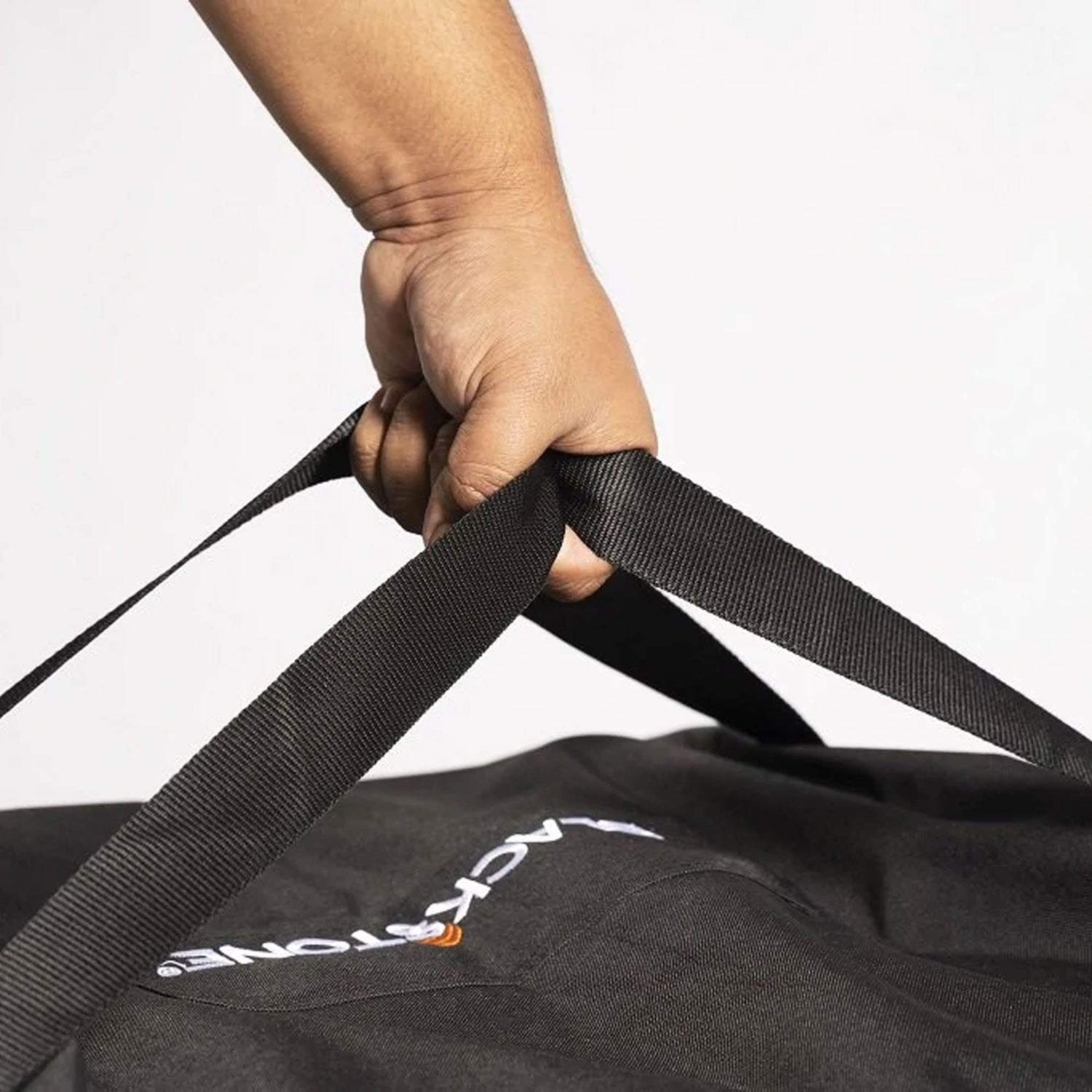 Blackstone 22 Inch Weatherproof Polyester Electric Griddle Cover & Carrying Bag with Heavy Duty Zippers & Vinyl Lining for Outdoor & Patio Use, Black