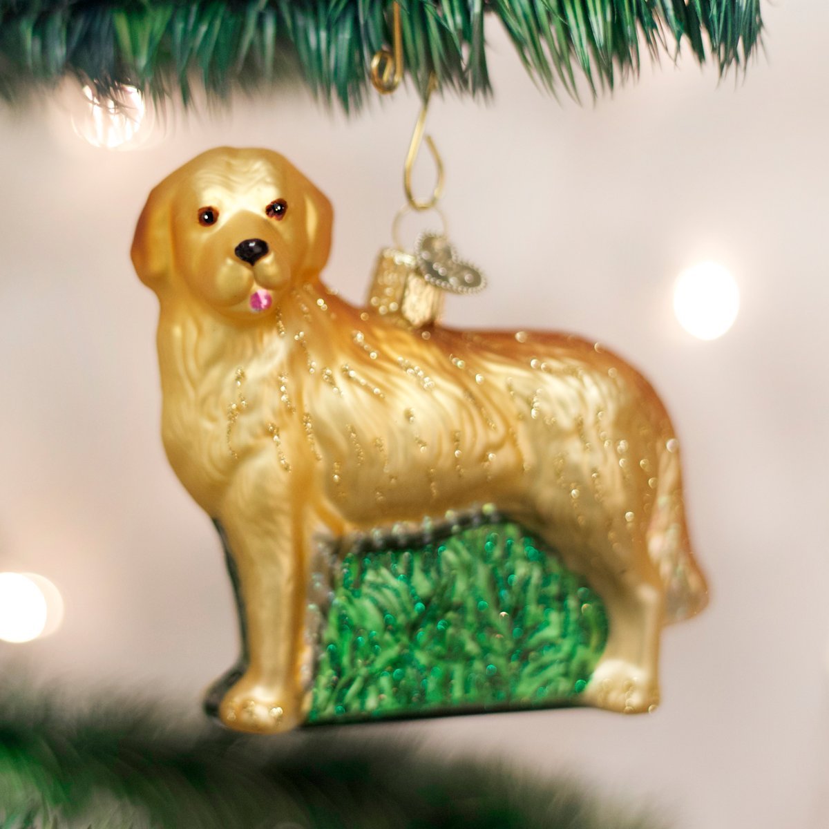 Old World Christmas Dachshund Glass Blown Ornament for Christmas Tree, Handcrafted Holiday Decoration, Dog Collection