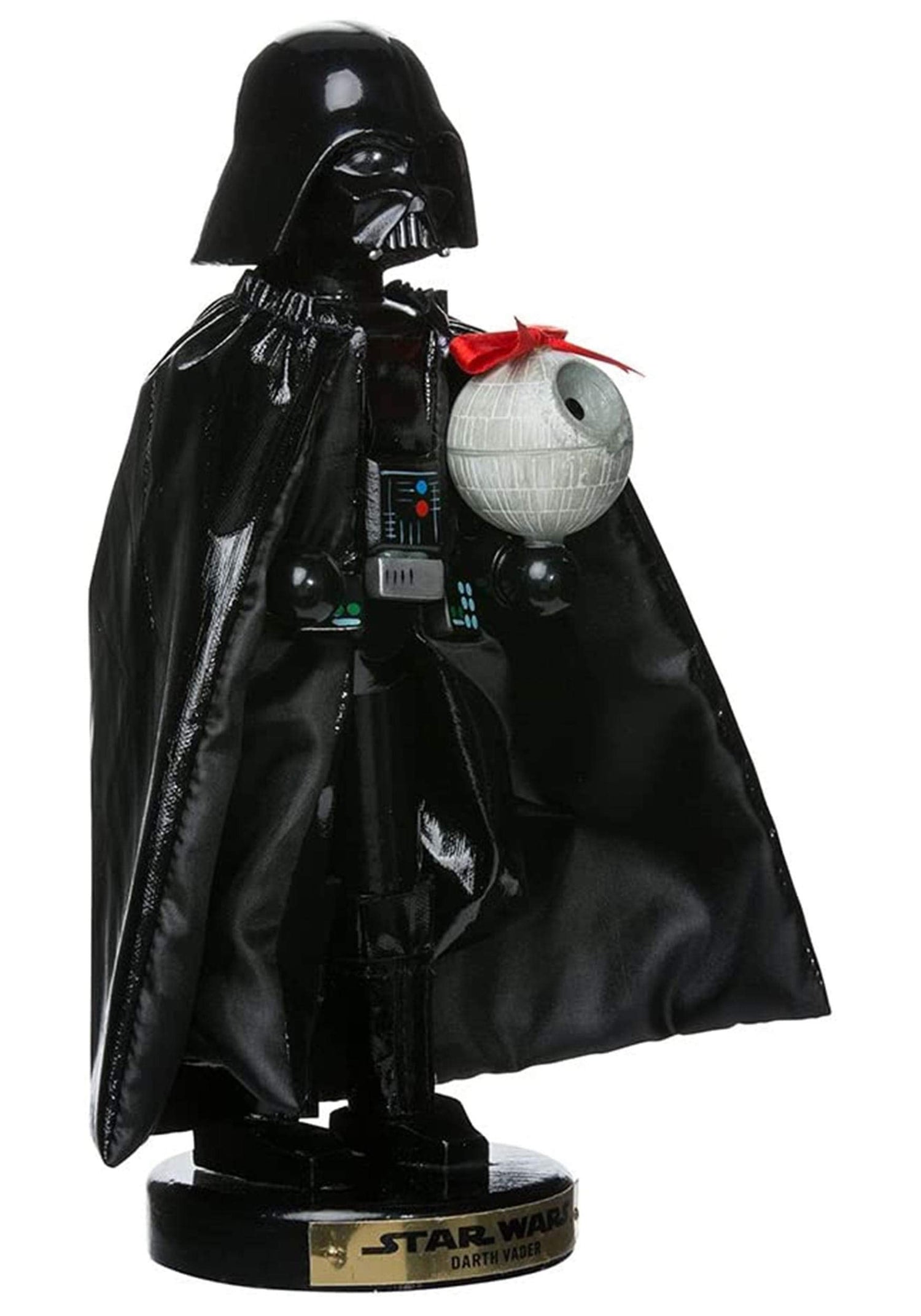 Kurt Adler Darth Vader with Death Star Nutcracker, 10-Inch,Black