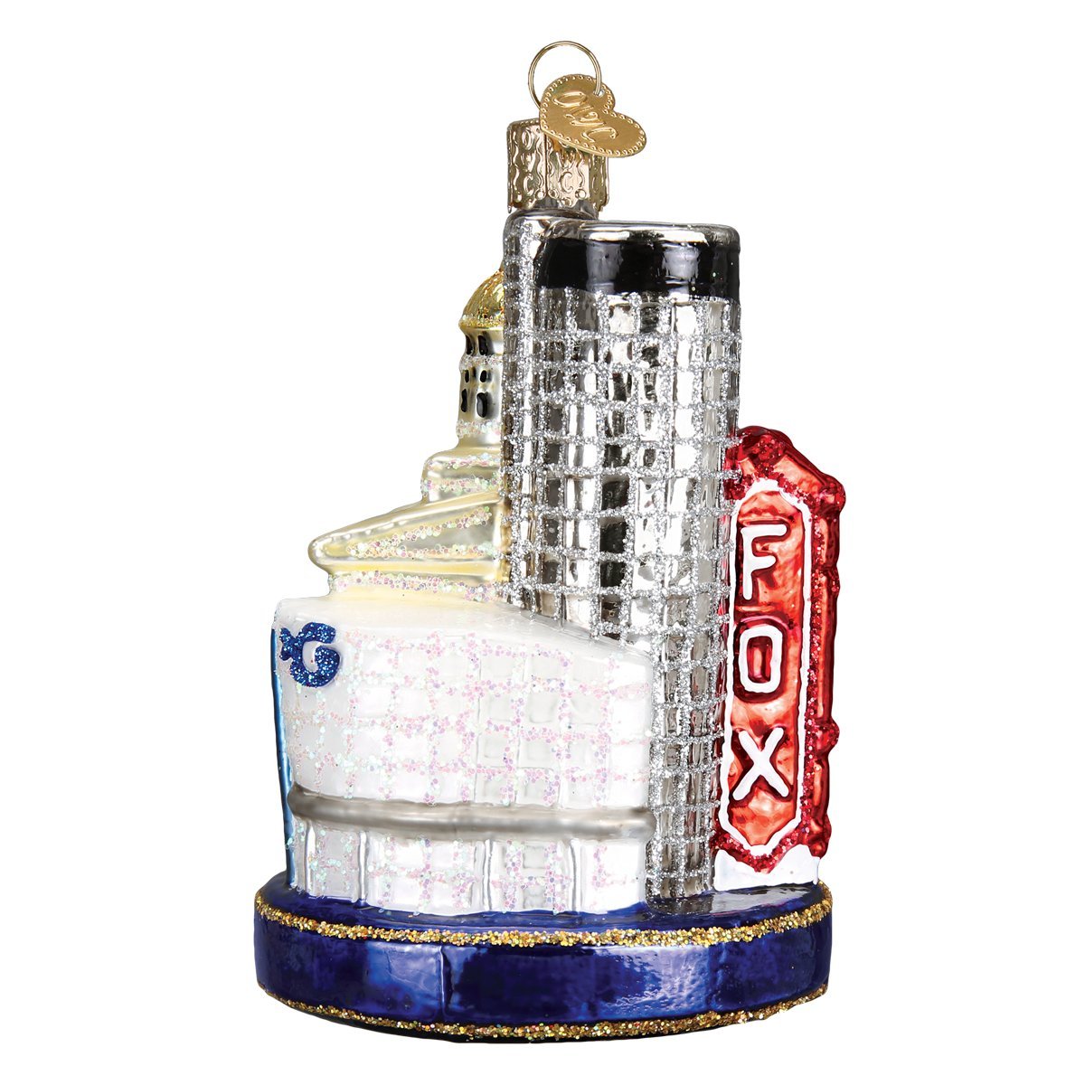 Old World Christmas Cities, Places and Landmarks Glass Blown Ornaments for Christmas Tree Atlanta