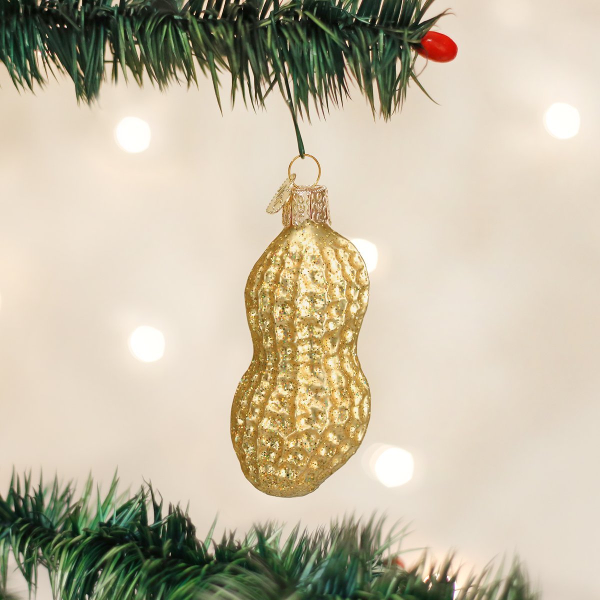 Old World Christmas Ornaments: Peanut Glass Blown Ornaments for Christmas Tree (28012)