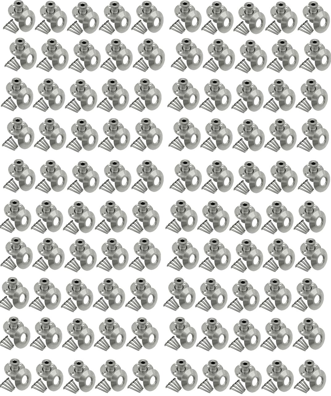 Poolzilla Stainless Steel Pool Safety Cover Anchor with Collar for Wood Decks