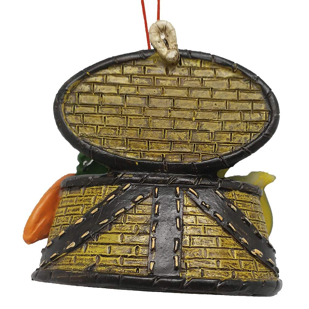 Fishing Basket Christmas Tree Ornament J8552