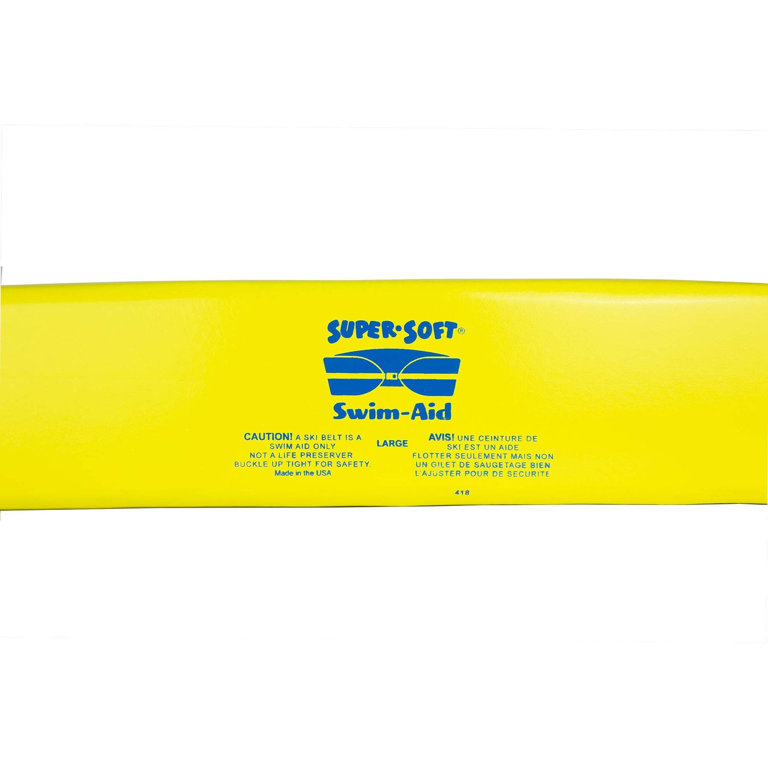 TRC Recreation Super Soft Size Large Promotional Waist Flotation Swim Belt for Adults, Foam Pool Float for Boat and Swimming Accessories, Yellow