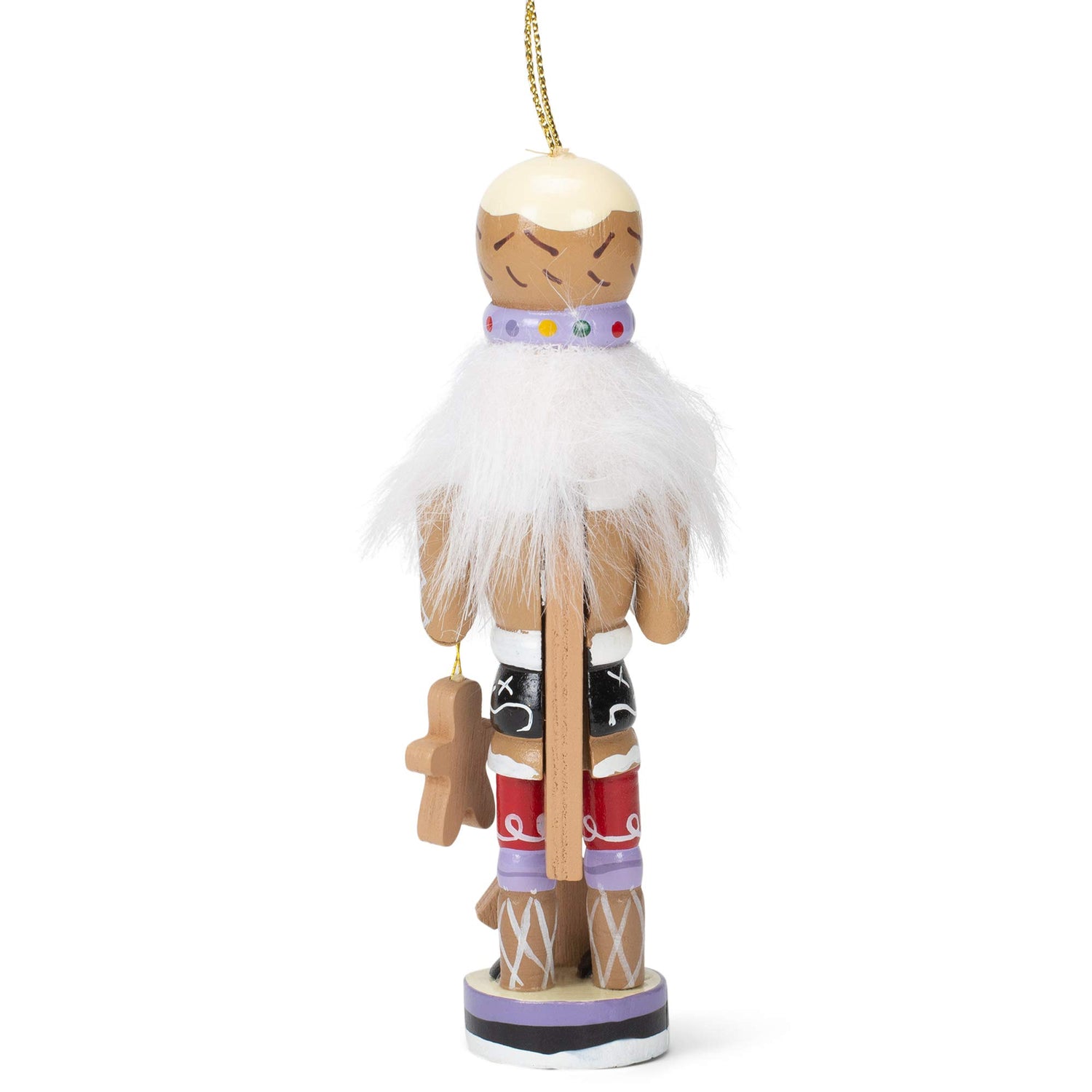 Kurt S. Adler Gingerbread Man Nutcracker Ornament 5 inch Wooden Christmas Decoration